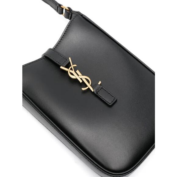 Saint Laurent Le 5 À 7 Mini Vertical Bucket Bag Black Smooth Leather NWT - Picture 3 of 11